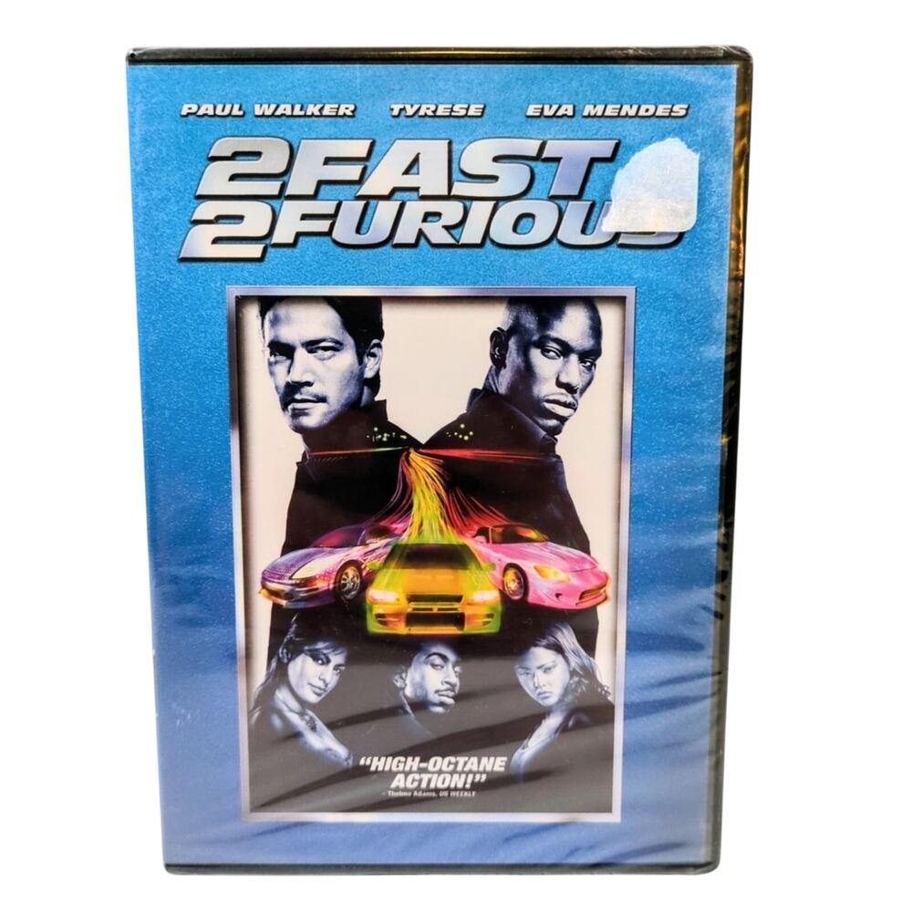 2 Fast 2 Furious DVD Sealed New Paul Walker Tyrese Gibson Action Movie Sealed
